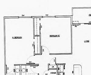 2 bed floorplan 2 Bed 2 Bath